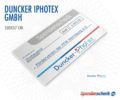 Spendenscheck Vorlage Duncker iPhotex GmbH