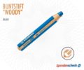 Spendenscheck - Buntstift "Woody" Blau