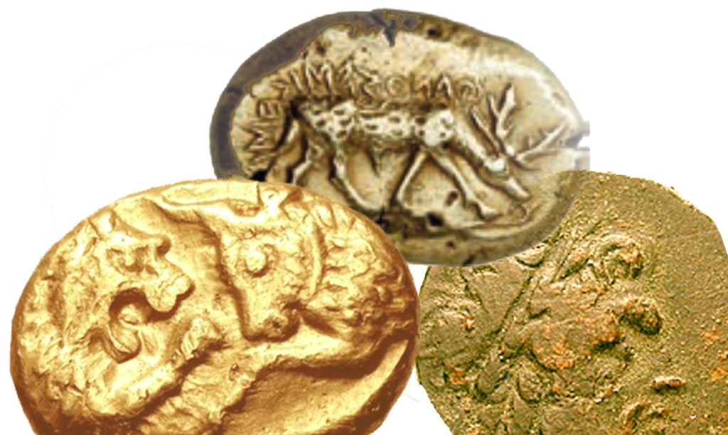 Lydische Münzen (6.Jh. v. Chr.)